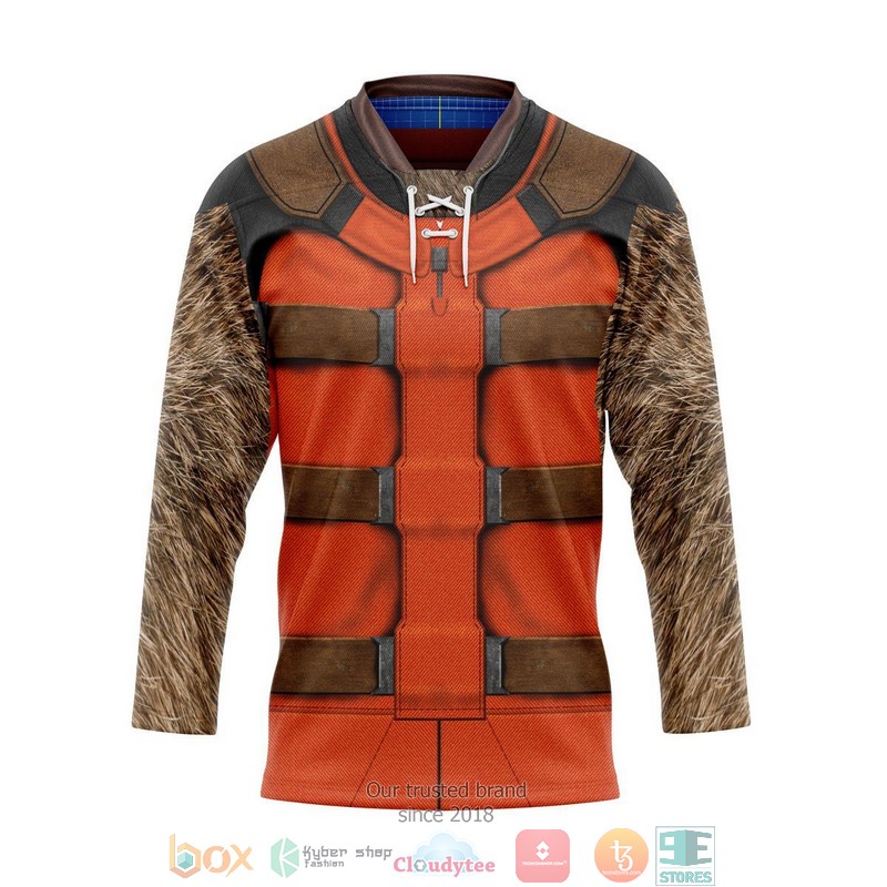 Guardians of the Galaxy 2 R Raccoon Hockey Jersey Shirt