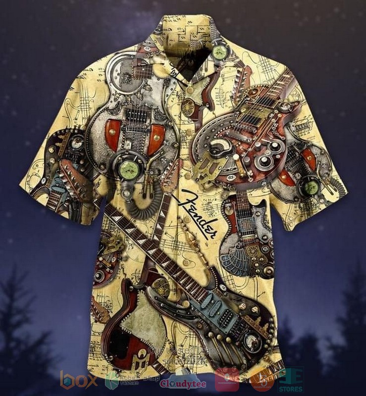 Guitar Electric Hawaiian Shirt