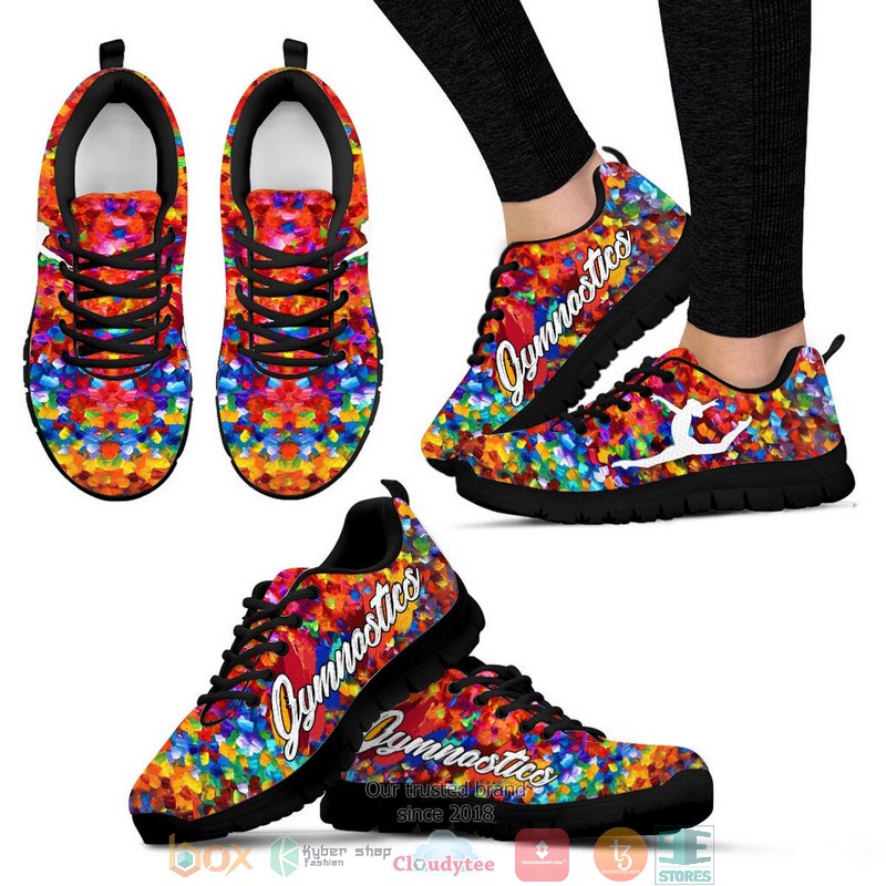 Gymnastics Paint Art Sneaker Shoes