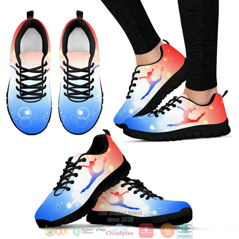 Gymnastics Red Blue Sneaker Shoes