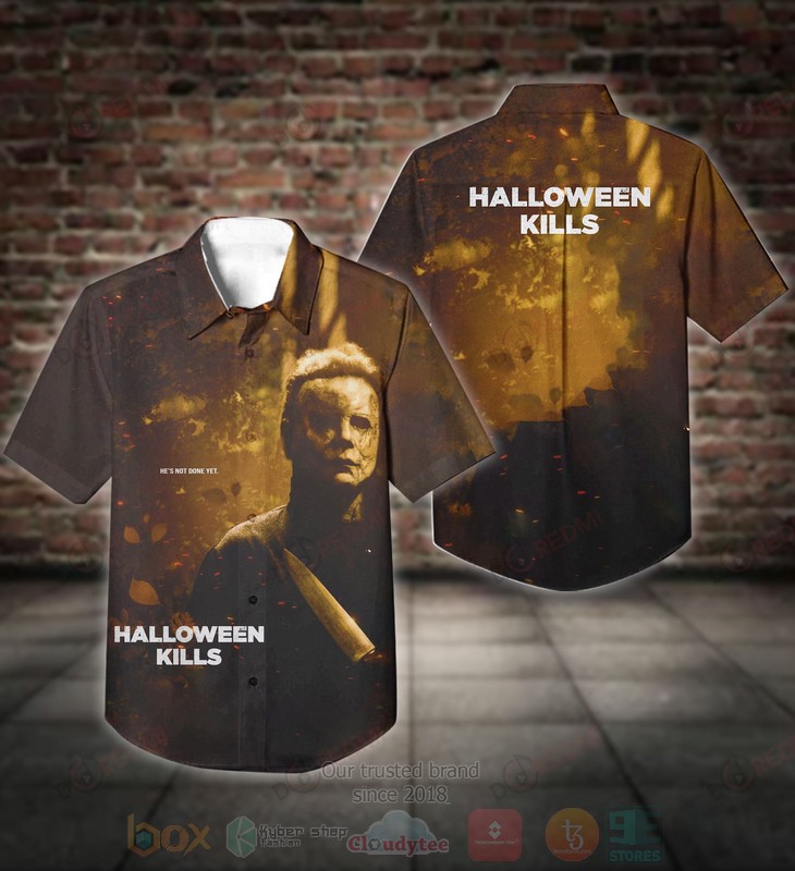 Halloween Michael Myers Horror Kills Hawaiian Shirt