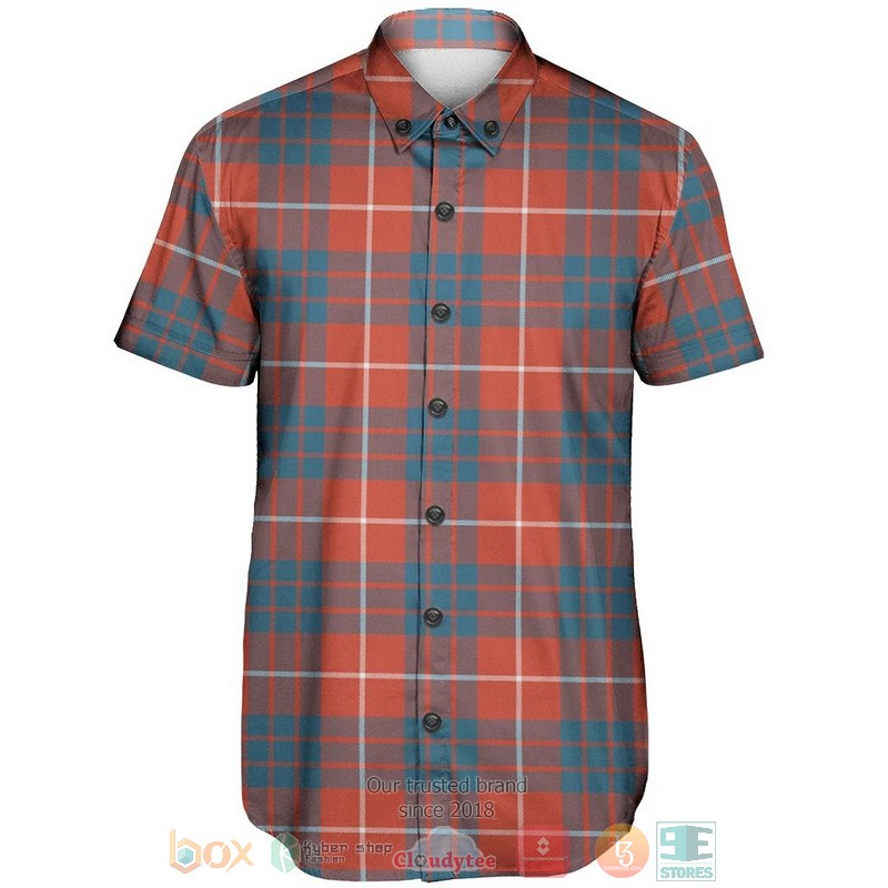 NEW Hamilton Ancient Tartan Hawaii Shirt 2 Hamilton Ancient Tartan Hawaiian Shirt 1