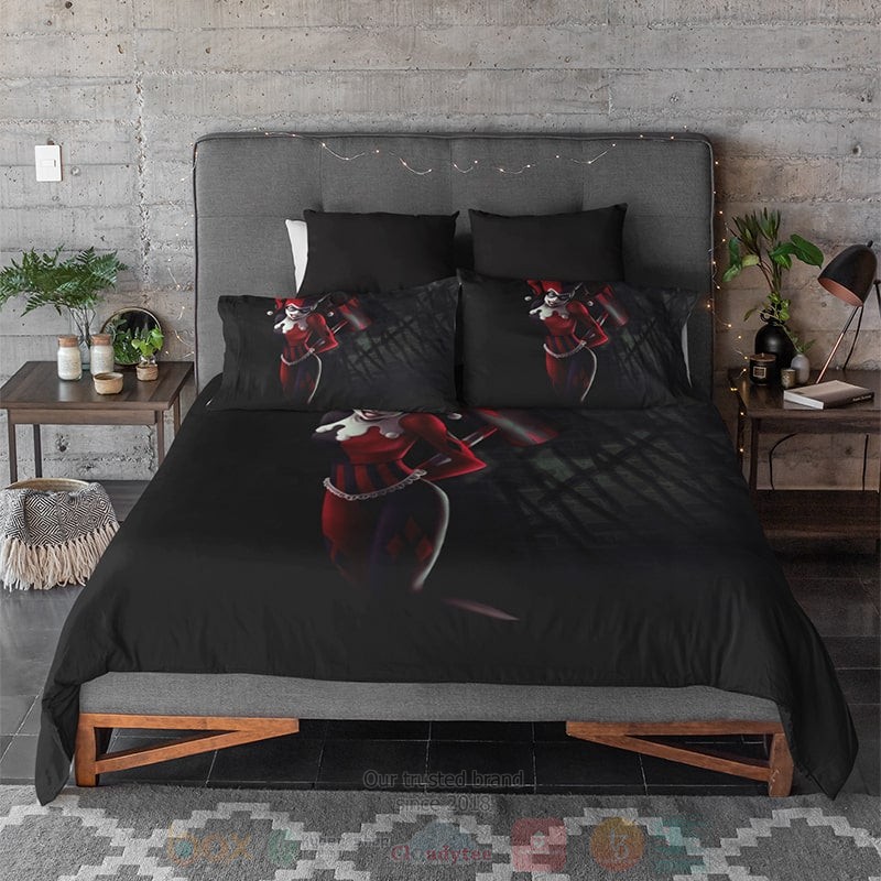 Harley Quin Black Beautiful Bedding Set 1
