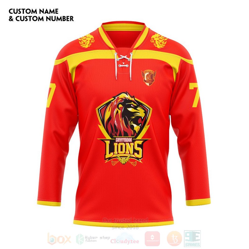 Harry Potter Gry Hockey Team Personalized Hockey Jersey