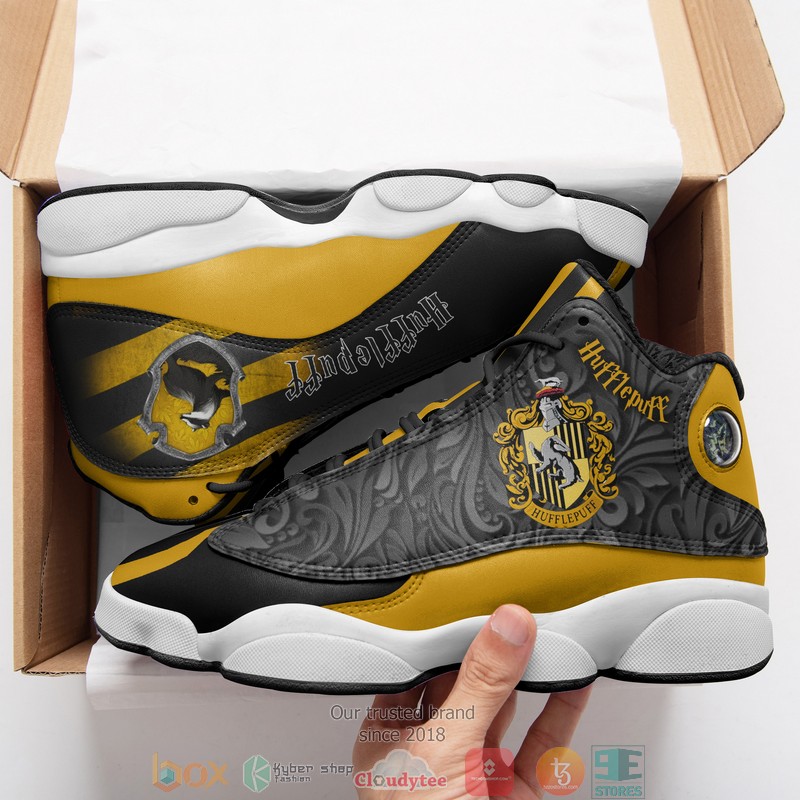 Harry Potter Hufflepuff Yellow Air Jordan 13 Sneaker Shoes 1