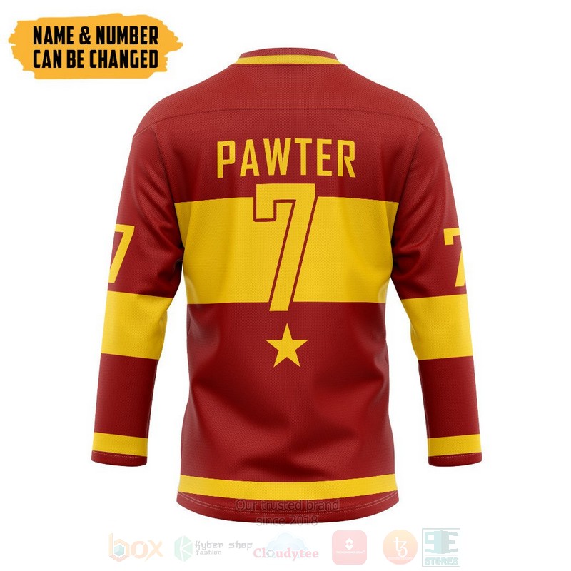 Harry Potter Quidditch Gry Personalized Hockey Jersey 1