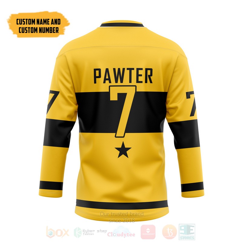 Harry Potter Quidditch Huff Personalized Hockey Jersey 1