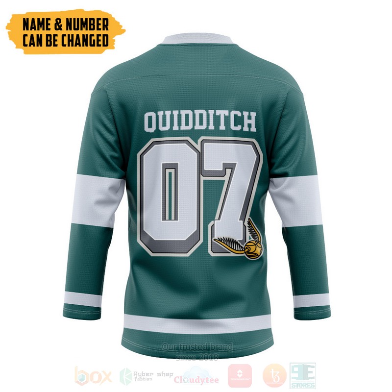 Harry Potter Slytherin House Personalized Hockey Jersey 1