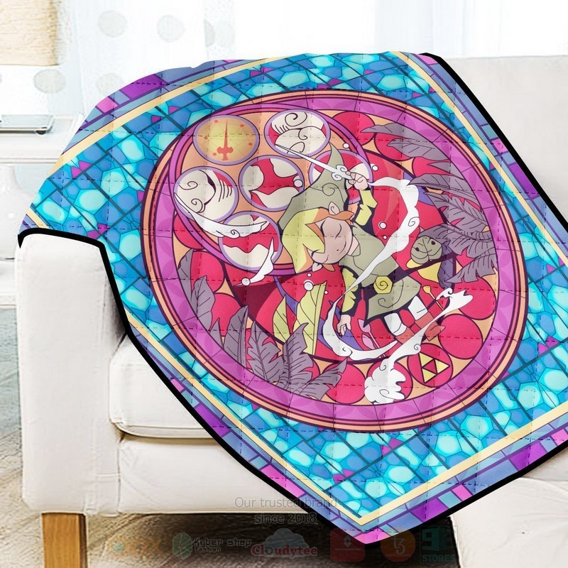 BEST Hero of Hyrule Link Cute Quilted Fabric 3 Hero of Hyrule Link Cute Quilt 1 2