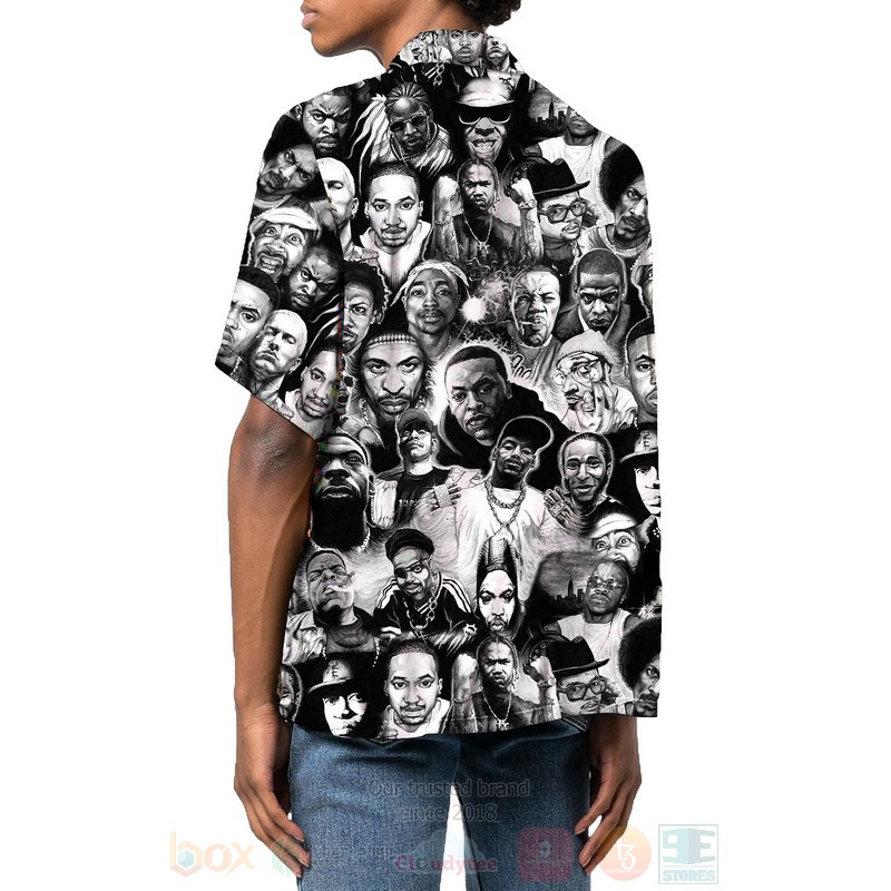 BEST Hip Hop Singger All Over Print Hawaiian Shirt 2 Hip Hop Singger Hawaiian Shirt 1