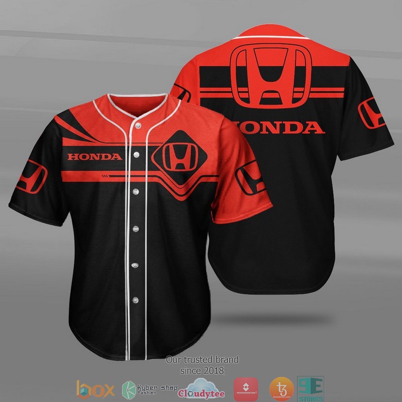 Honda Car Motor Baseball Jersey