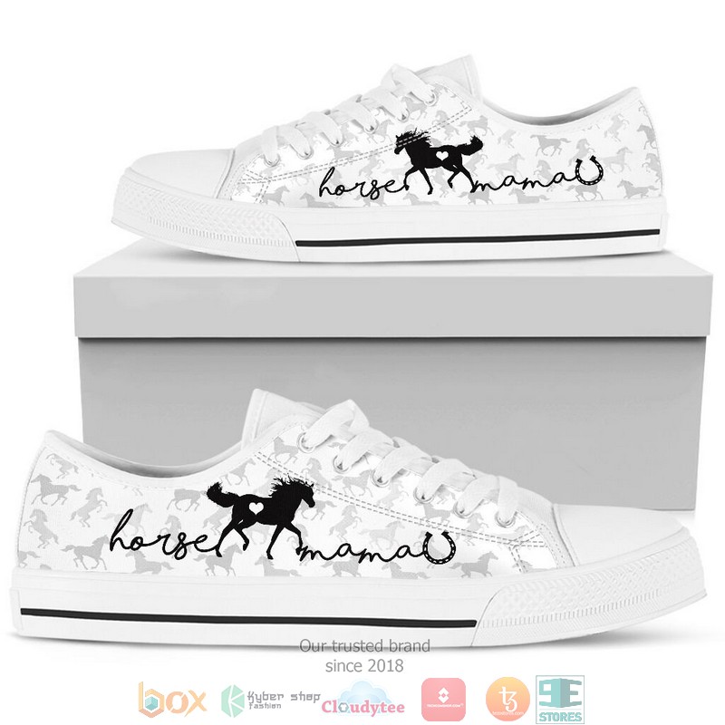 Horse Mama Low Top Canvas Shoes