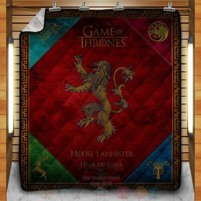 House Lannister Game of Thrones Quilt