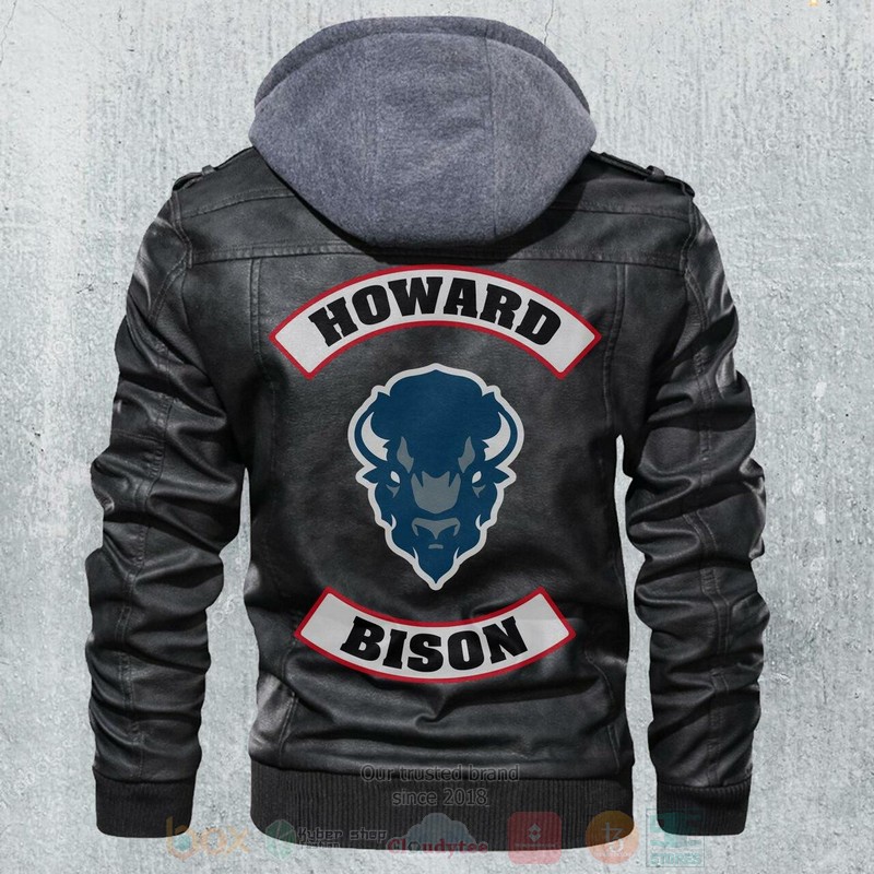 Howard Bison NCAA Motorcycle Leather Jacket