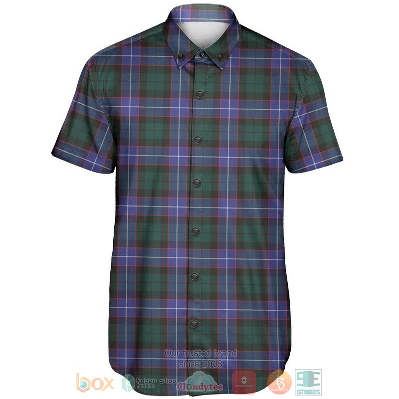 NEW Hunter Modern Tartan Hawaii Shirt 2 Hunter Modern Tartan Hawaiian Shirt 1