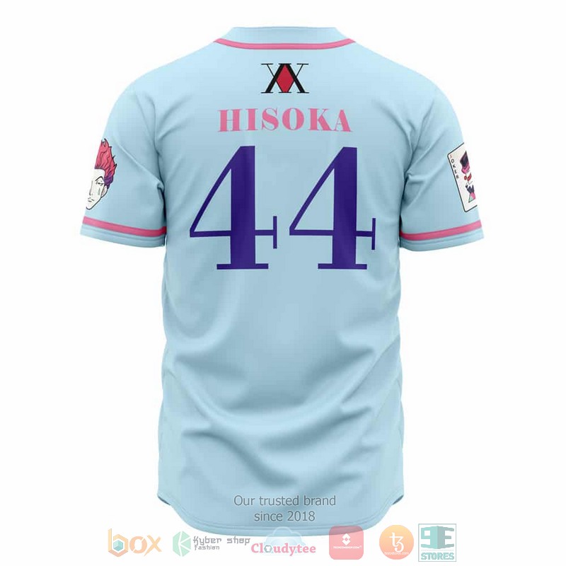 HOT Hypnotic Eye Hisoka Hunter X Hunter Baseball Shirt 2 Hypnotic Eye Hisoka Hunter X Hunter Baseball Jersey 1