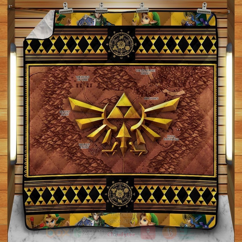 Hyrule Wind Crest Quilt