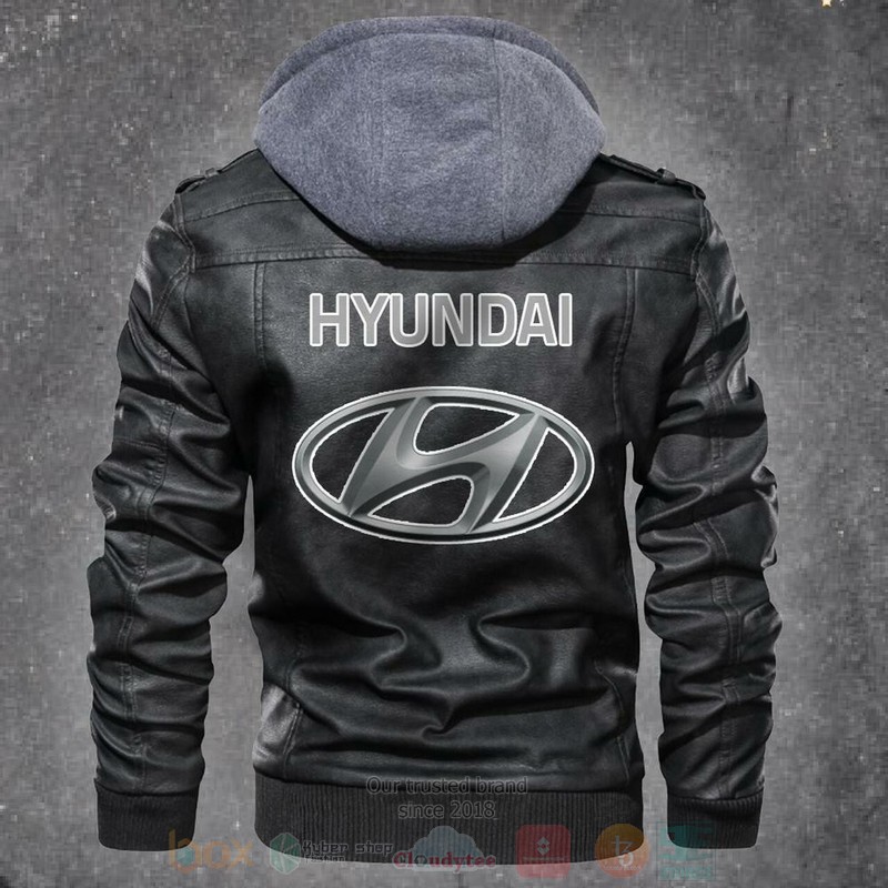 Hyundai Automobile Car Motorcycle Leather Jacket