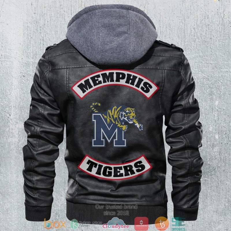Memphis Tigers NCAA Football Motorcycle Leather Jacket