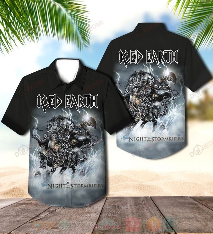 Iced Earth Night of the Stormrider Hawaiian Shirt