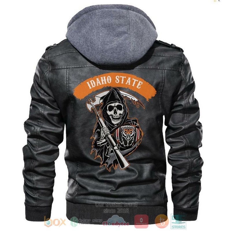 HOT Idaho State NCAA Football Jacket Leather 11 Idaho State NCAA Football Leather Jacket