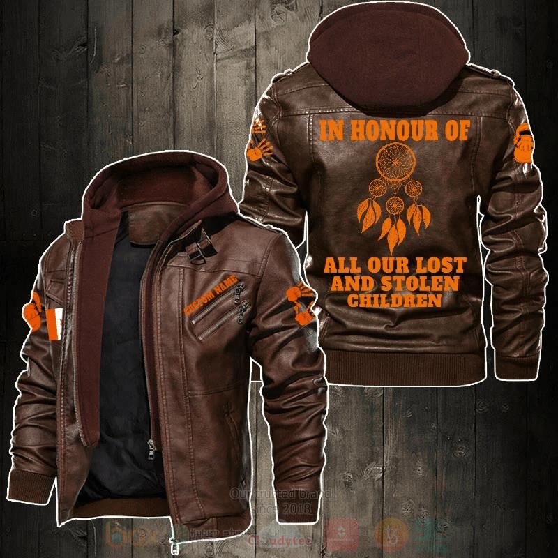 BEST In Honour of All Our Lost And Stolen Children Customer Dream Catcher Zipper Jacket Leather 2 In Honour of All Our Lost And Stolen Children Customer Dream Catcher Leather Jacket 1