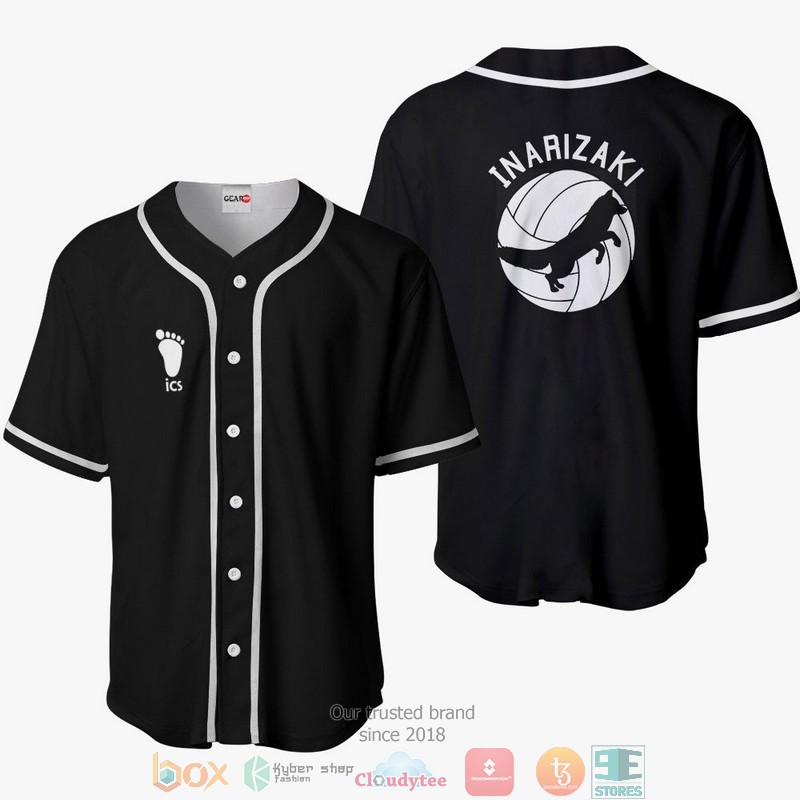 Inarizaki Haikyuu Black Baseball Jersey Shirt 7 Inarizaki Haikyuu Black Baseball Jersey Shirt