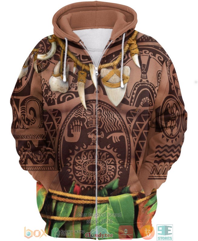 NEW Indian Aboriginal Tattoo Moana Maui Native American All Over Printed 3D Shirt, Hoodie 7 Indian Aboriginal Tattoo Moana Maui Native American 3D Shirt Hoodie 1 2 3 4 5 6