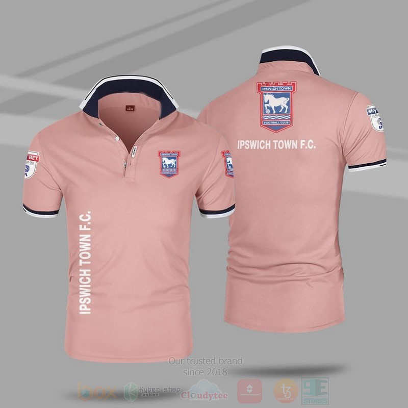BEST Ipswich Town FC Premium 3D Polo Shirt 7 Ipswich Town FC Premium Polo Shirt 1 2 3 4 5 6