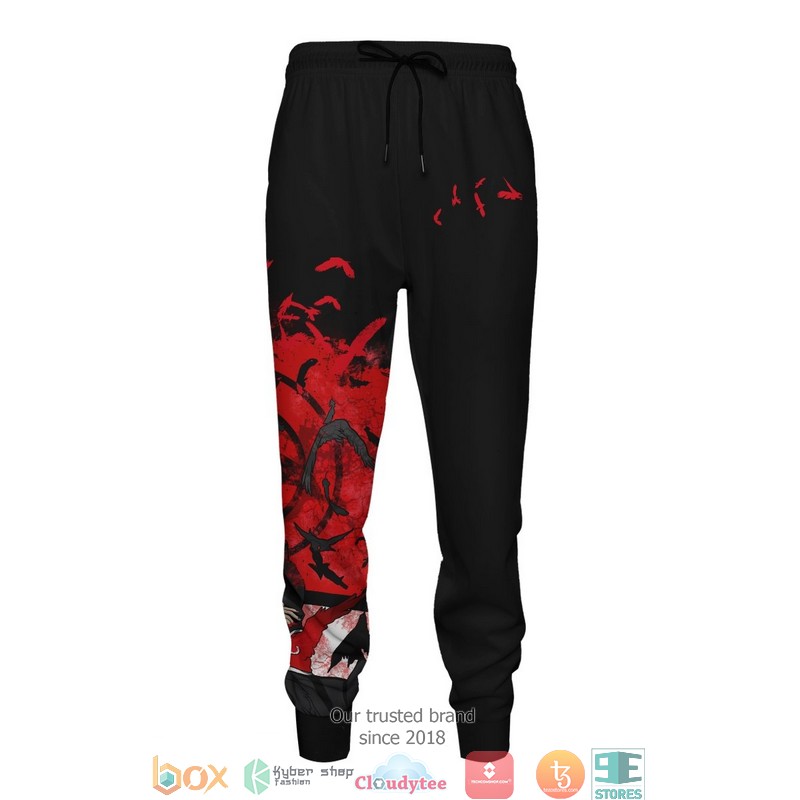 Itachi Summoning Crow Jogger Pants 2 Itachi Summoning Crow Jogger Pants 1