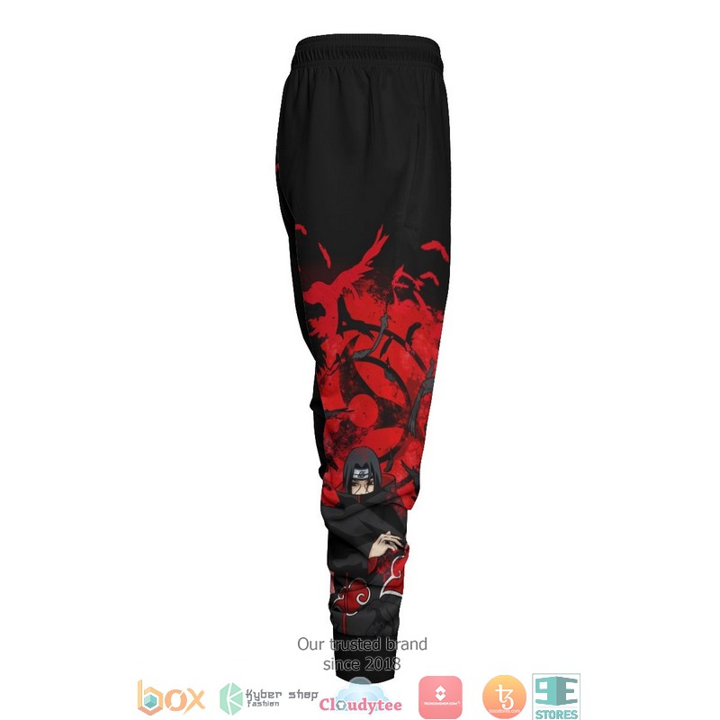 Itachi Summoning Crow Jogger Pants 3 Itachi Summoning Crow Jogger Pants 1 2