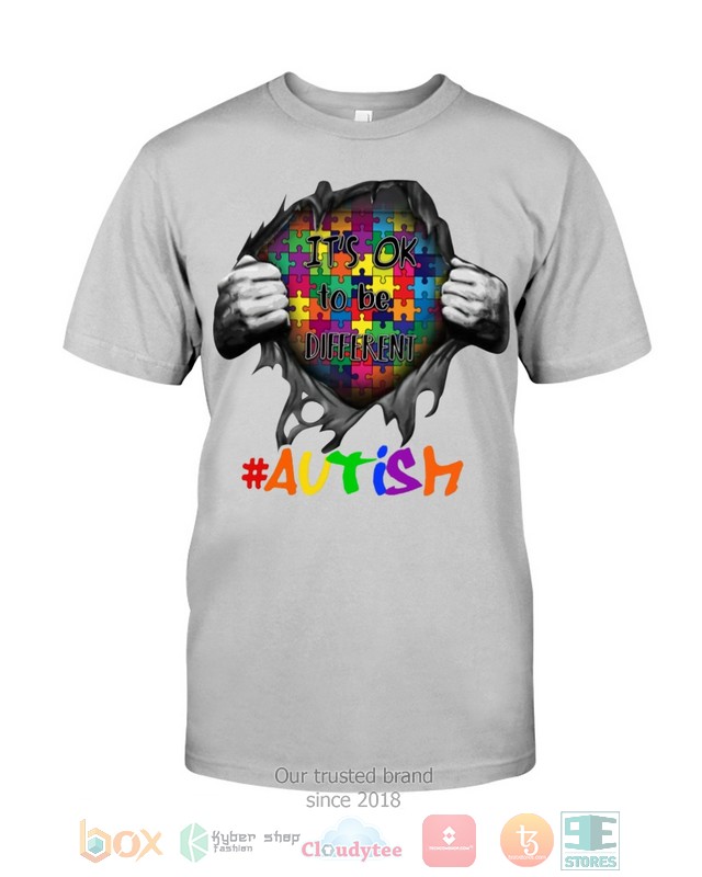 Its Ok To Be A Different Autish Shirt Hoodie