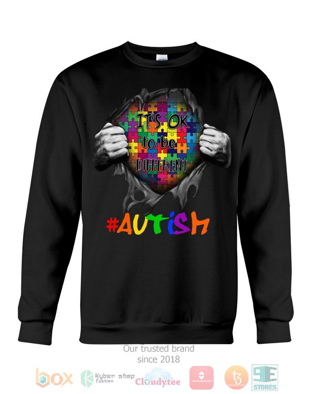 HOT It's Ok To Be A Different Autish hoodie, shirt 8 Its Ok To Be A Different Autish Shirt Hoodie 1 2 3 4 5 6 7