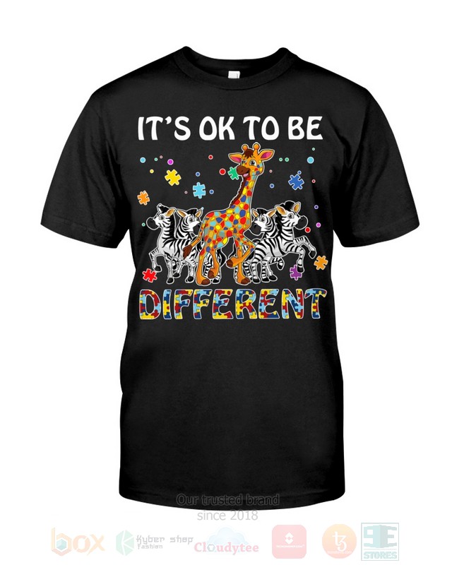 Its Ok To Be Different Zebra Hoodie Shirt