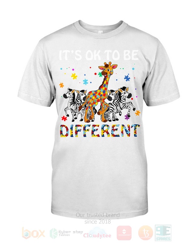 BEST It's Ok To Be Different Zebra All Over Print Hoodie, Shirts 3 Its Ok To Be Different Zebra Hoodie Shirt 1 2