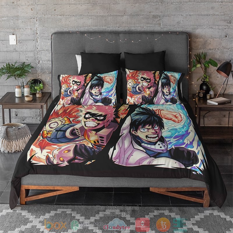 Izuku Midoriya Katsuki Bakugo Cool Pair Bedding Set 2 Izuku Midoriya Katsuki Bakugo Cool Pair Bedding Set 1