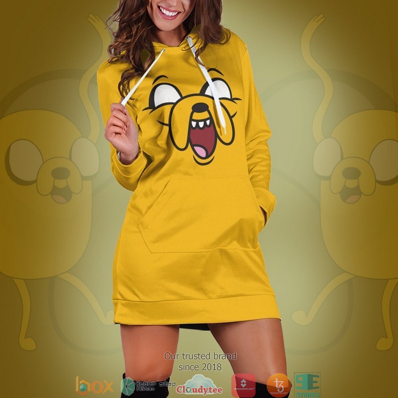 Jake Adventure Time v3 Hoodie Dress 1