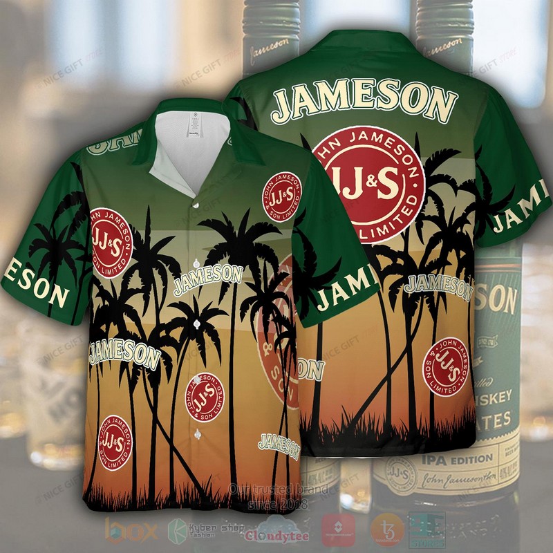 NEW Jameson Irish Whiskey palm tree Hawaii Shirt 2 Jameson Irish Whiskey palm tree Hawaiian shirt