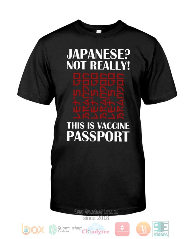 HOT Japanese Not Really This Is Vaccine Passport hoodie, shirt 3 Japanese Not Really This Is Vaccine Passport Shirt Hoodie 1 2