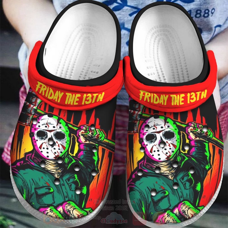 Jason Voorhees Friday The 13th Horror Crocband Crocs Clog Shoes