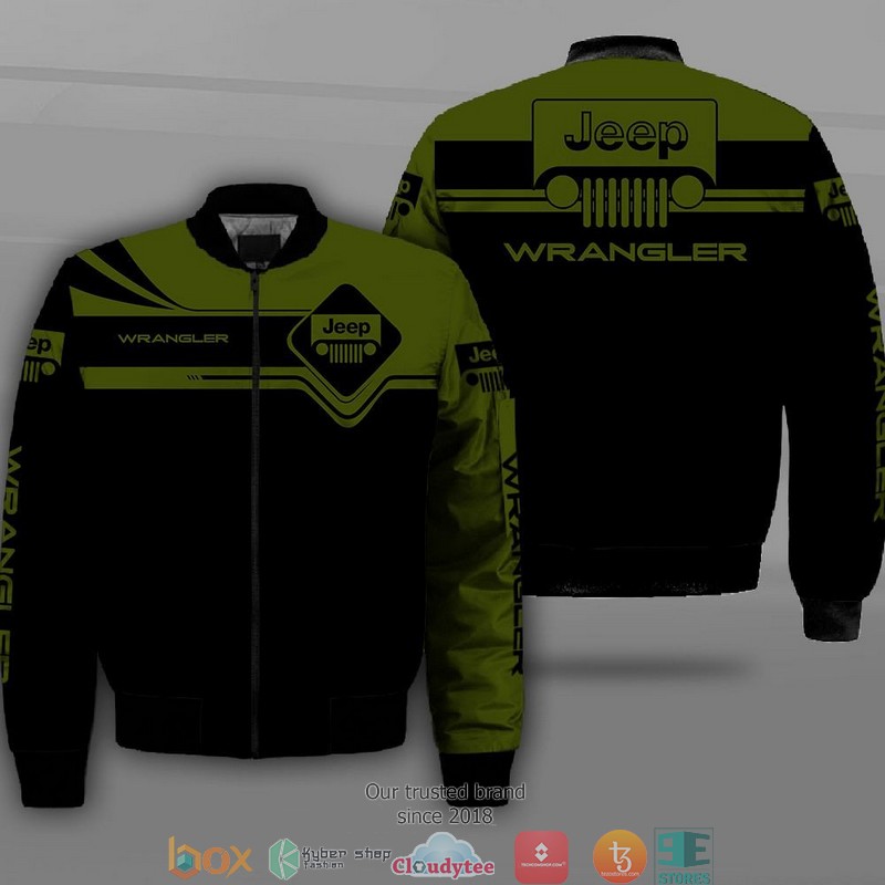 Jeep Wrangler Car Motor Bomber Jacket