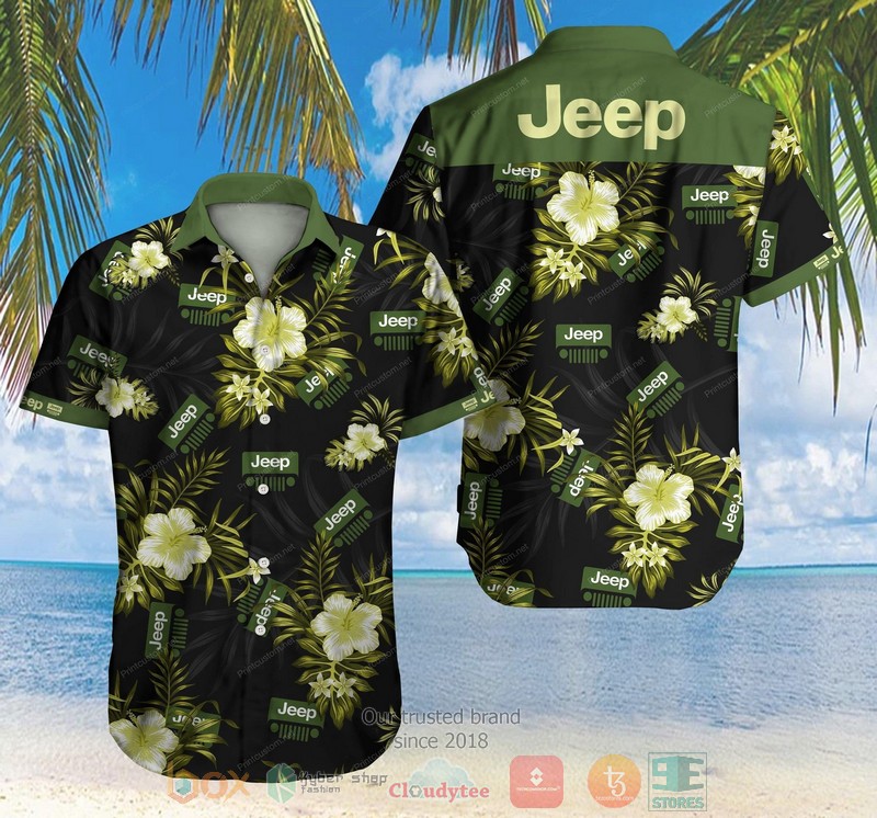 NEW Jeep hibiscus Hawaii Shirt 1 Jeep hibiscus Hawaiian Shirt