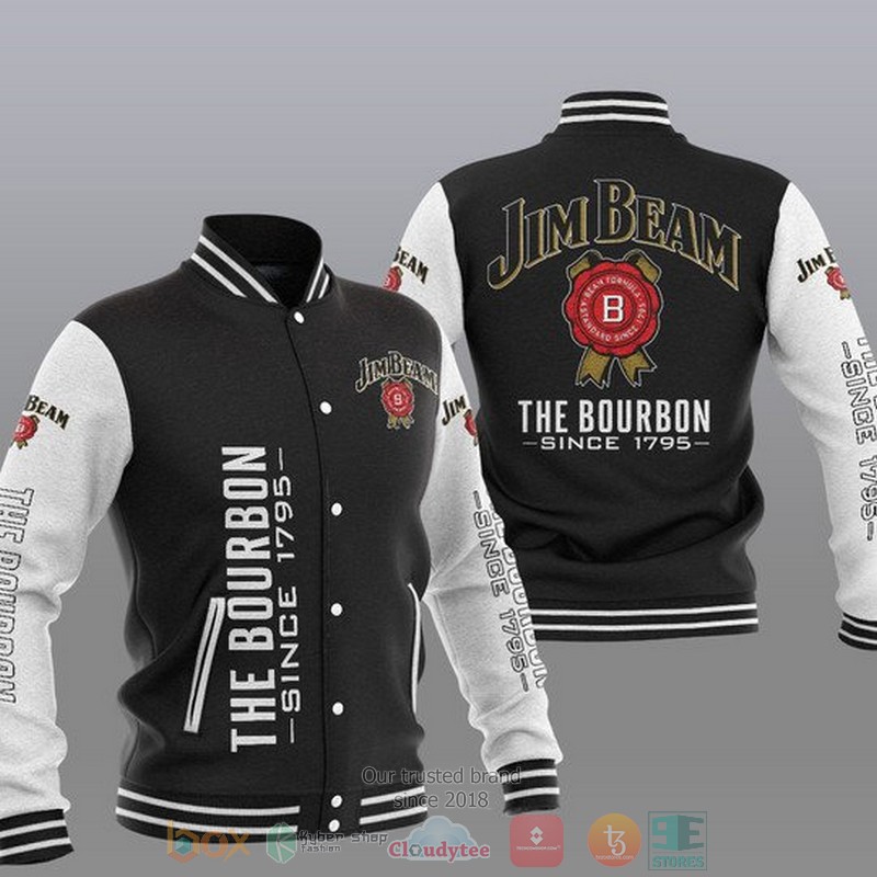 Jim Beam The Bourbon since 1975 Baseball Jacket