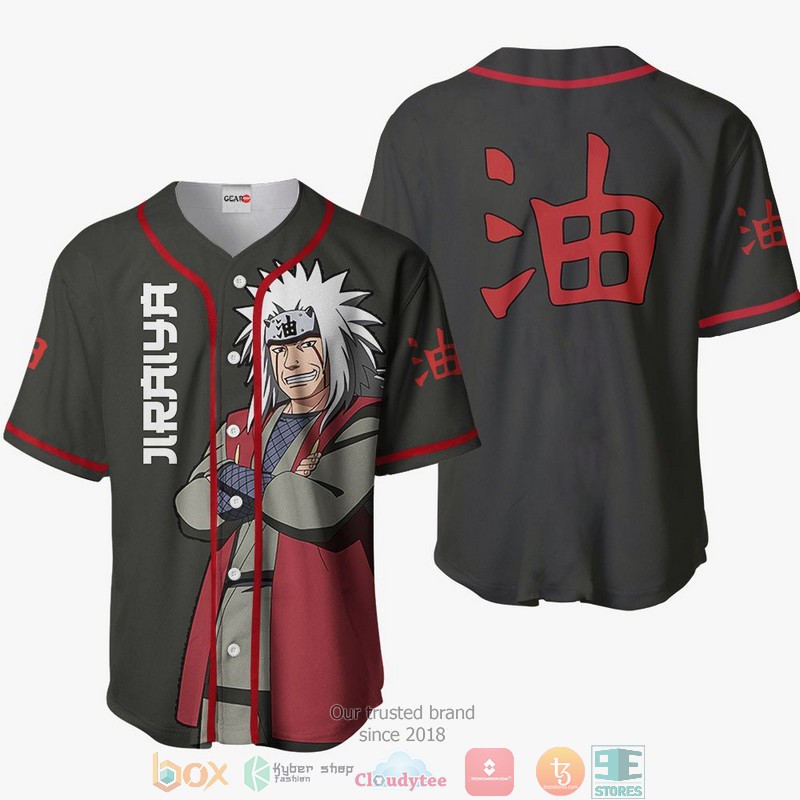 Jiraiya Naruto Baseball Jersey Shirt