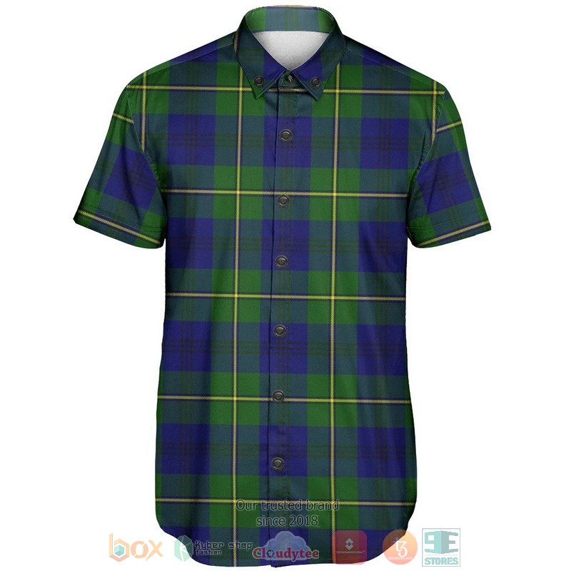 NEW Johnston Modern Tartan Hawaii Shirt 2 Johnston Modern Tartan Hawaiian Shirt 1