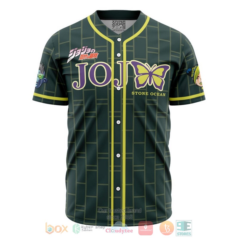 Jolyne Cujoh Stone Ocean Jojos Bizarre Adventure Baseball Jersey
