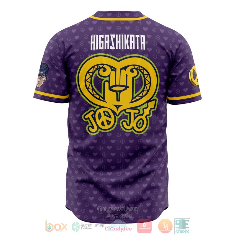 HOT Josuke Shining Diamond Jojos Bizarre Adventure Baseball Shirt 2 Josuke Shining Diamond Jojos Bizarre Adventure Baseball Jersey 1