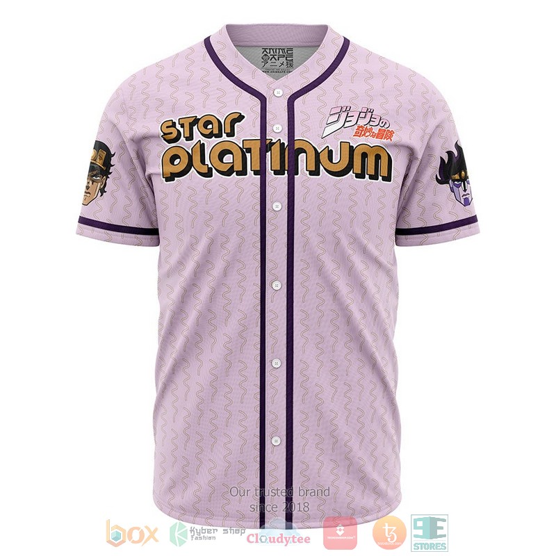 HOT Jotaro Kujo Star Platinum Jojos Bizarre Adventure Baseball Shirt 5 Jotaro Kujo Star Platinum Jojos Bizarre Adventure Baseball Jersey