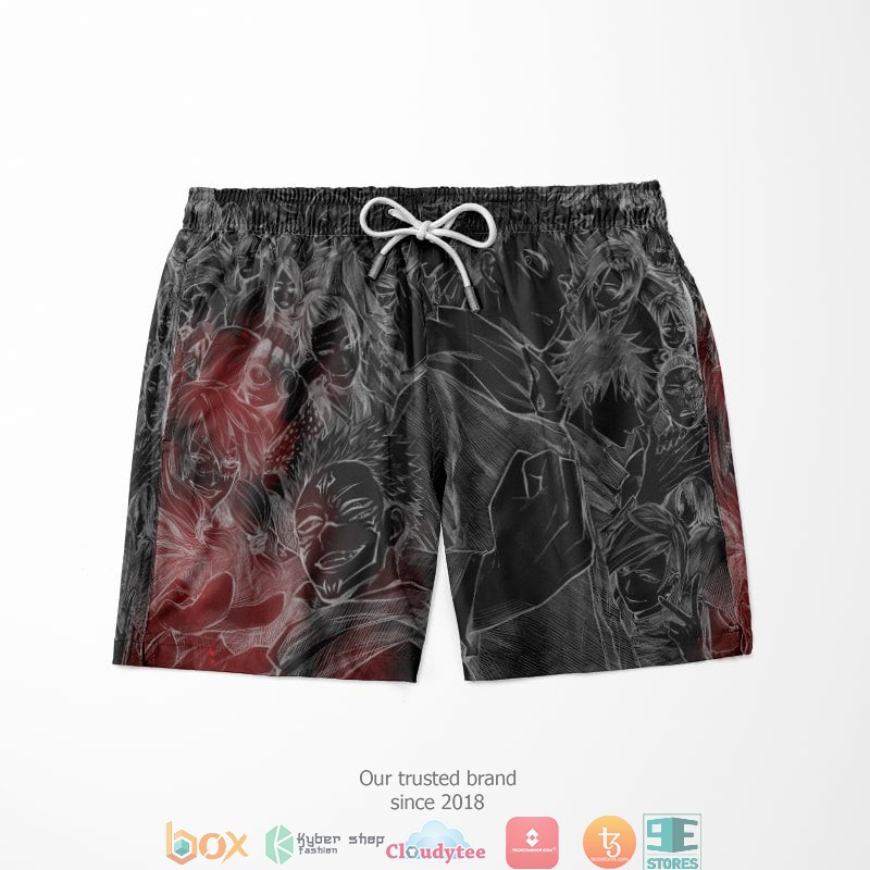 Jujutsu Kaisen Dark Premium Sketch Brushed Jujutsu Kaisen Shorts