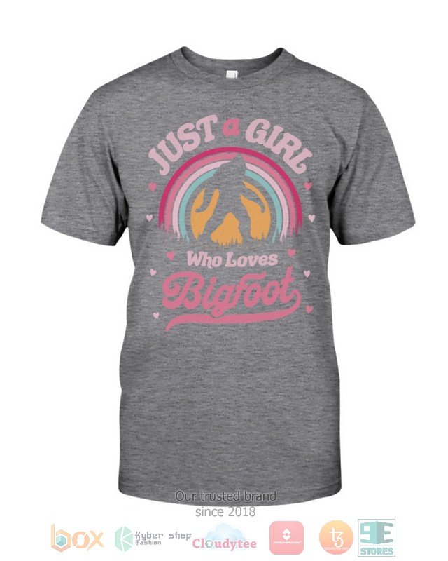 HOT Just A Girl Who Loves Bigfoot hoodie, shirt 3 Just A Girl Who Loves Bigfoot Shirt Hoodie 1 2